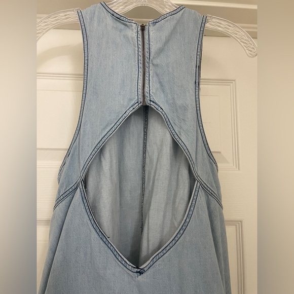Free People Jean Mini Dress Size Medium - Picture 9 of 10